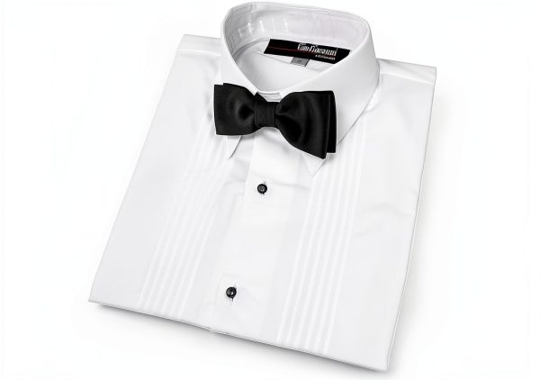 Gino Giovanni Boys Tuxedo Shirt Bow Tie Formal Wear