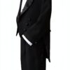 Boys Tuxedo Set Satin Lapel Adjustable Bow Tie Sizes-1
