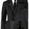 S H Churchill Boys Black Tuxedo Set Formal Wear Wedding-2
