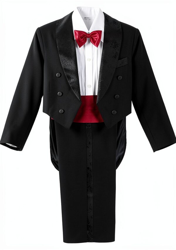 Dressy Daisy Boys Tuxedo Suit Set Polyester Formal Wear-0