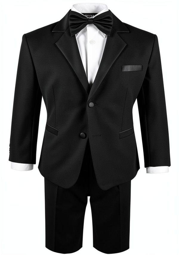 Black n Bianco Baby Boys Tuxedo No Tail Formal Wear